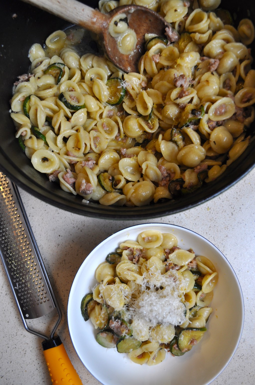 Orecchiette with Sausage &&nbsp;Zucchini