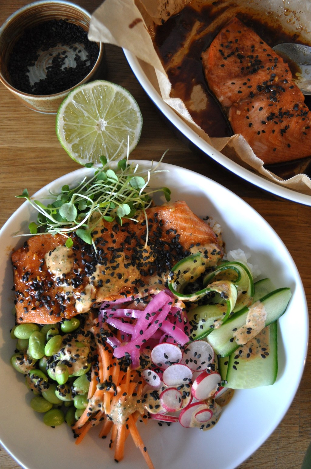Chipotle Salmon Bowls