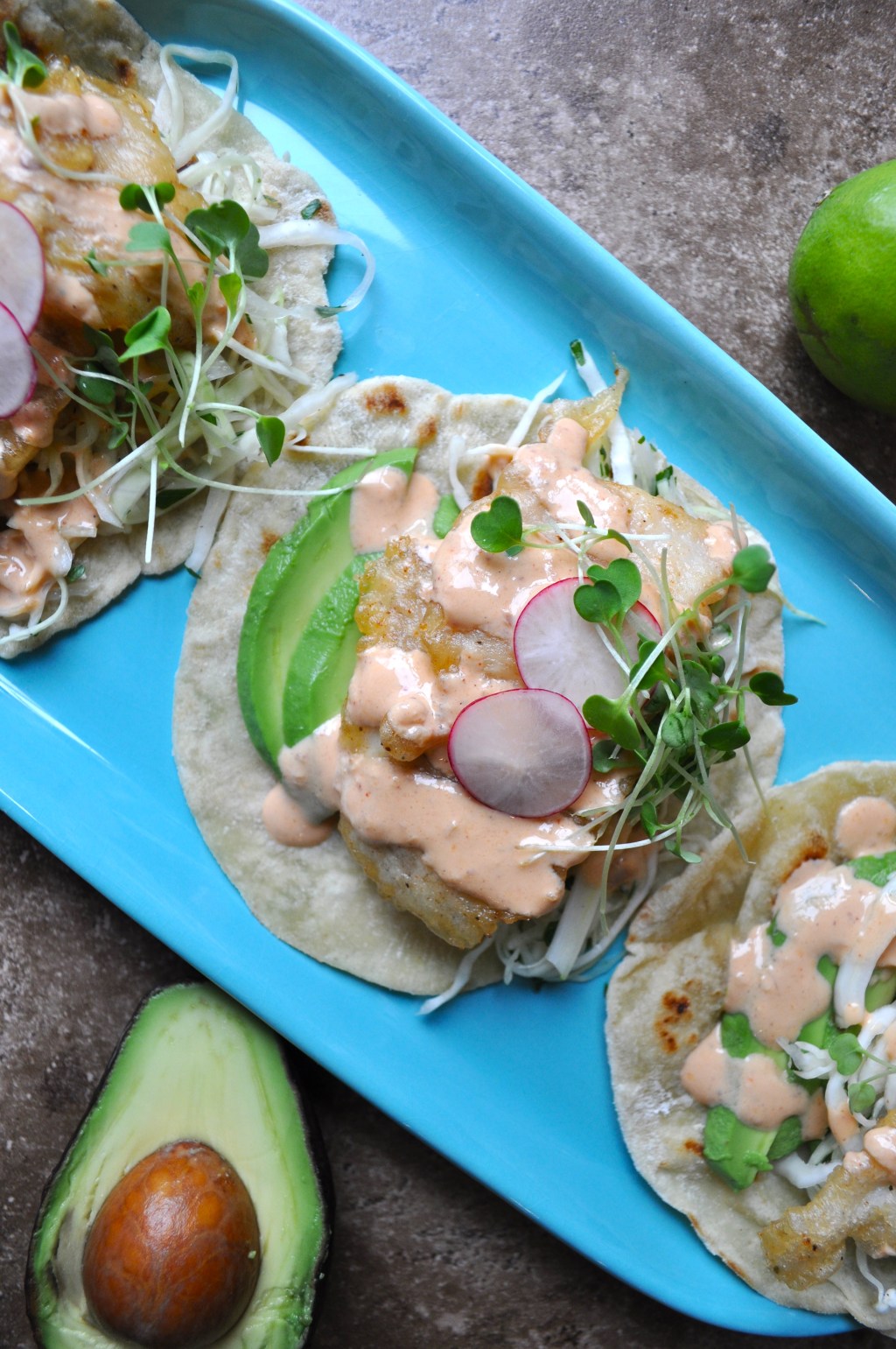 Fish Tacos with Adobo&nbsp;Sauce