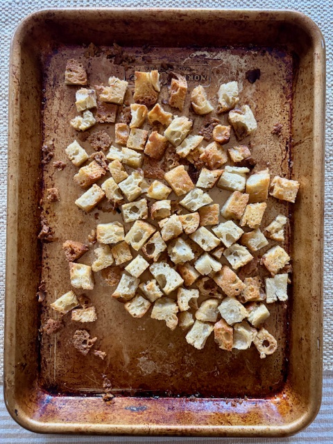 Focaccia Croutons