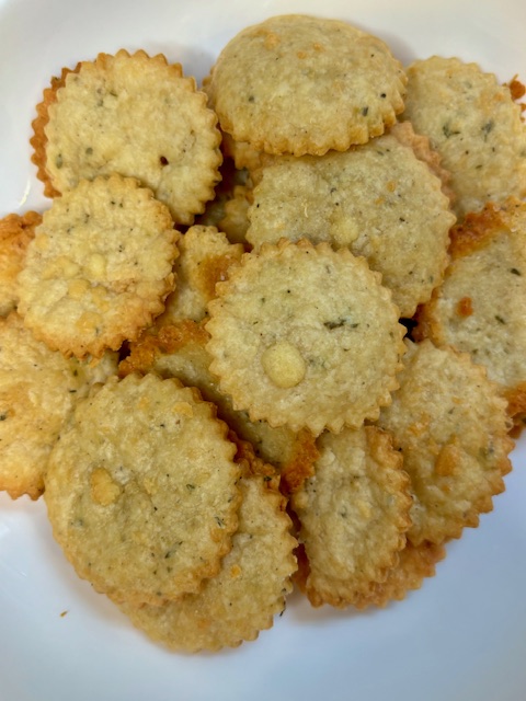 Parmesan & Thyme&nbsp;Crackers