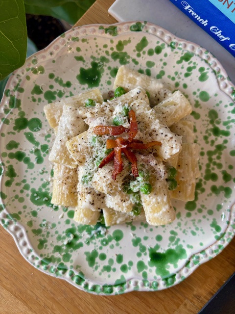 Ricotta, Guanciale & Pea&nbsp;Pasta